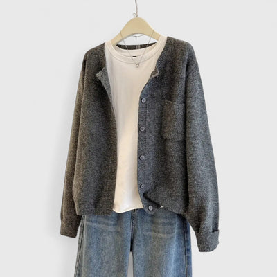 Elaine | Casual Button-Up Cardigan