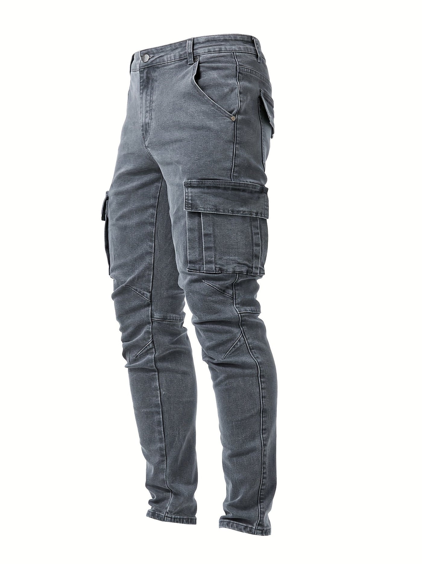 Veyro | Denim Cargo Pants