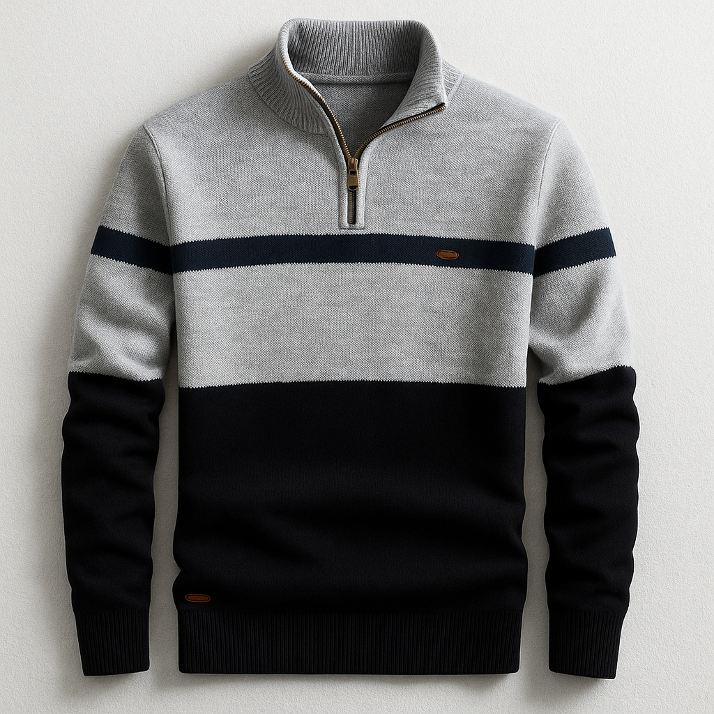 Elston | Sweater With Zipper