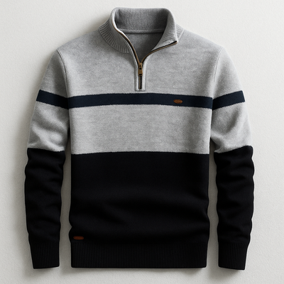 Elston | Sweater With Zipper
