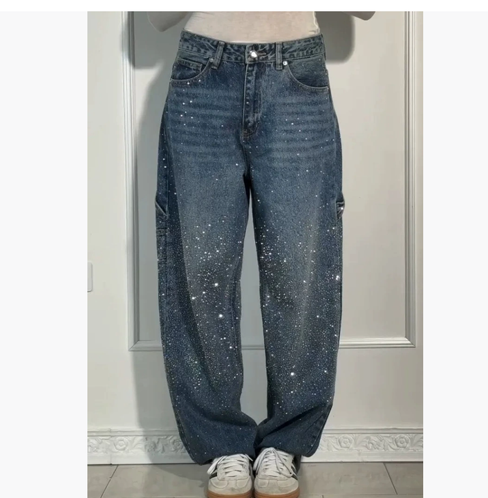 Sara | Balloon Denim Pants