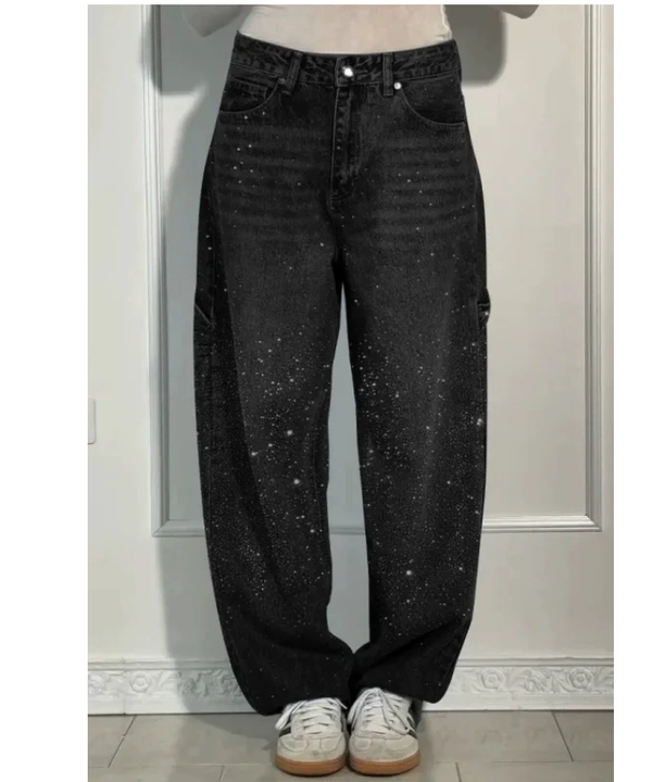 Sara | Balloon Denim Pants