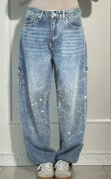Sara | Balloon Denim Pants