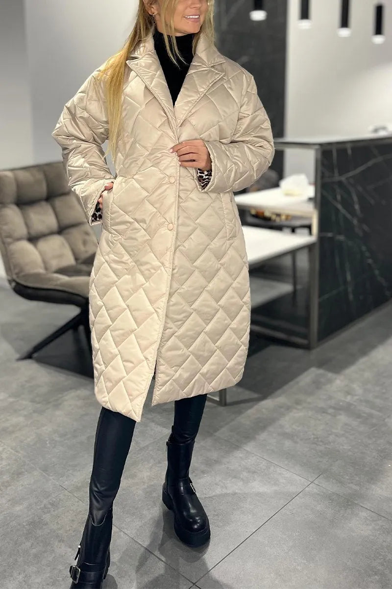 Amber | Reversible Quilted Coat