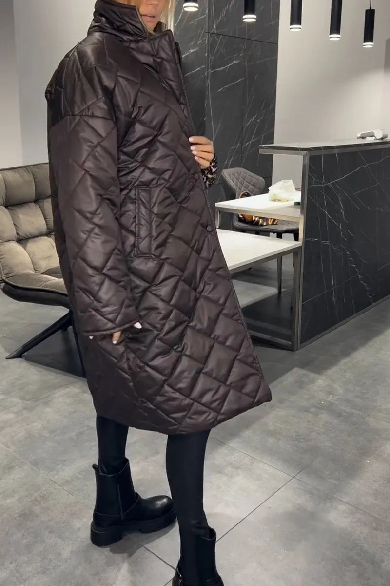 Amber | Reversible Quilted Coat