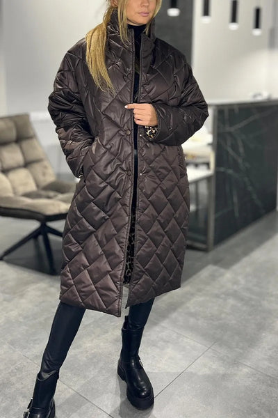 Amber | Reversible Quilted Coat