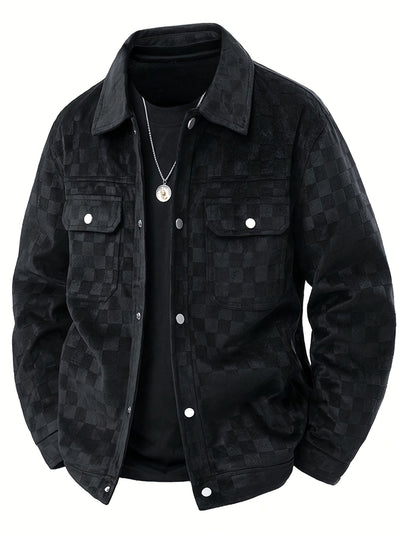 Caldero | Checkered Suede Jacket