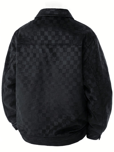 Caldero | Checkered Suede Jacket