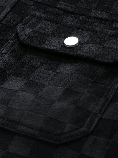 Caldero | Checkered Suede Jacket