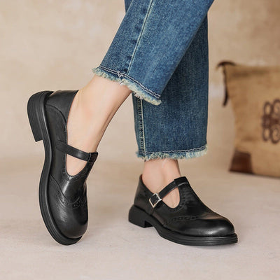Nora | Elegant Mary Janes Made Of Leather