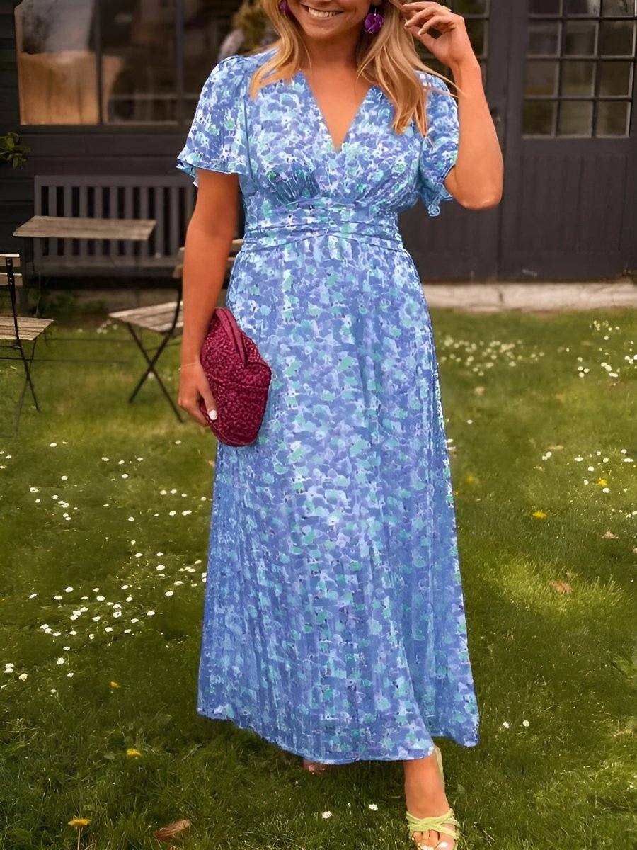Astrid | Elegant Floral Maxi Dress