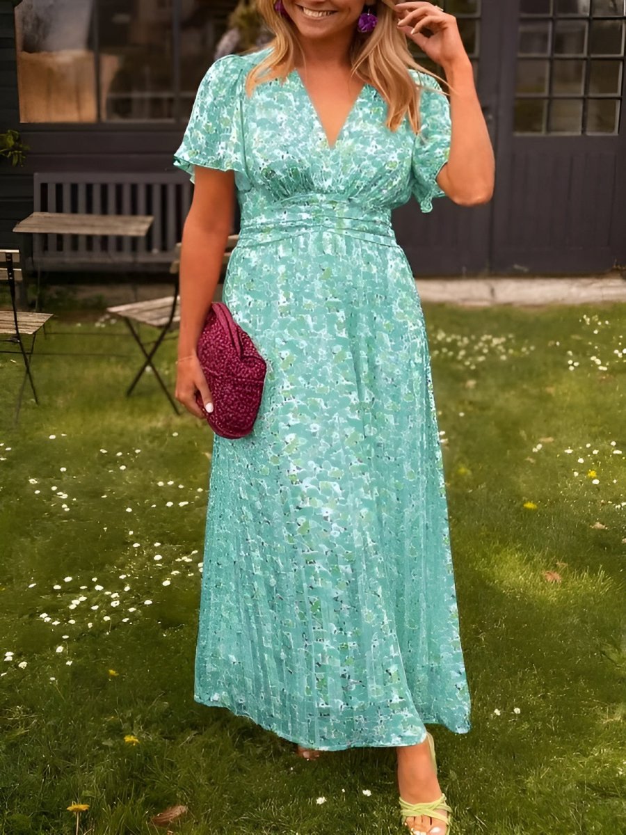 Astrid | Elegant Floral Maxi Dress