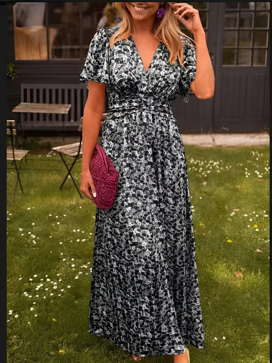 Astrid | Elegant Floral Maxi Dress