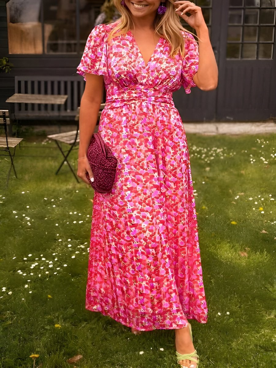 Astrid | Elegant Floral Maxi Dress