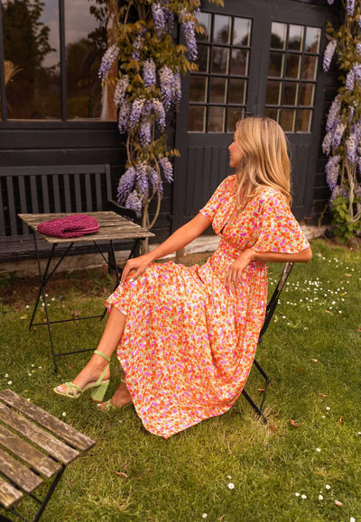 Astrid | Elegant Floral Maxi Dress