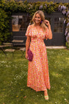 Astrid | Elegant Floral Maxi Dress