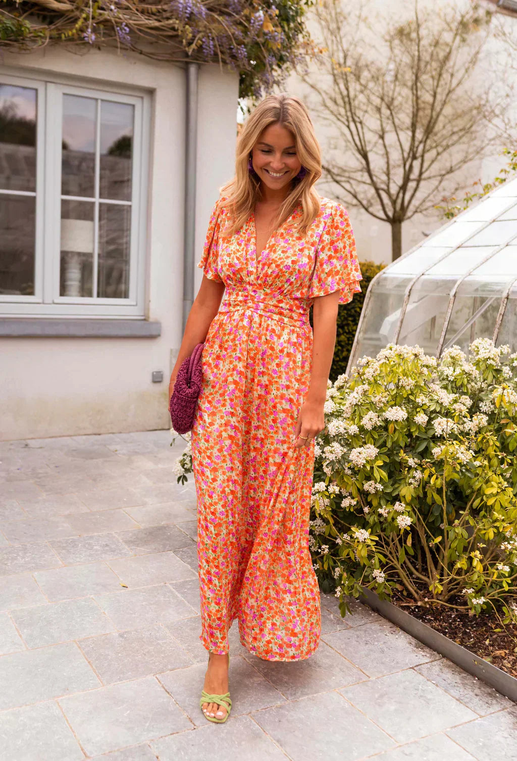 Astrid | Elegant Floral Maxi Dress