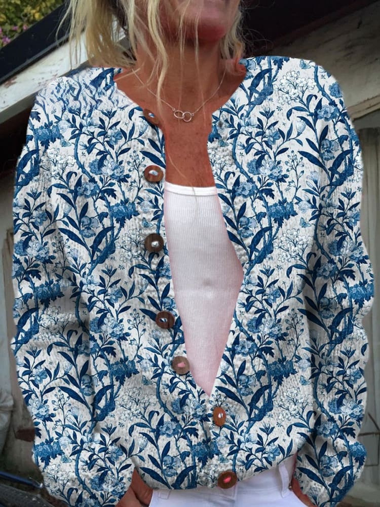 Maribel | Floral Cradigan